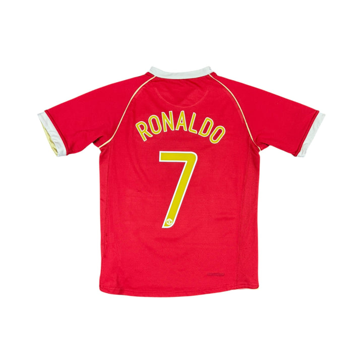 2006-07 Manchester United Home Shirt RONALDO #7 - 7/10 - (12-13 Years)
