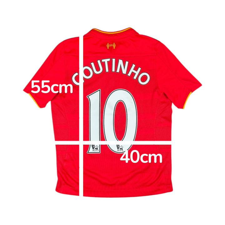 2016-17 Liverpool Home Shirt COUTINHO #10 - 8/10 - (10-11 Years)