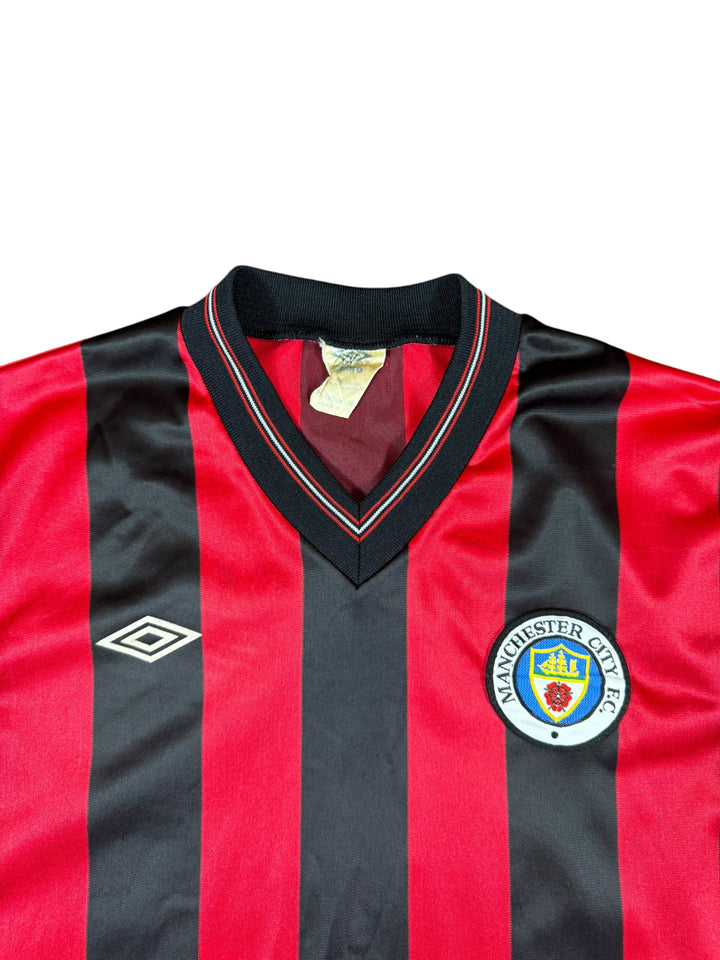 1984/86 Manchester City Umbro Away Football Shirt - 9/10 - (L)