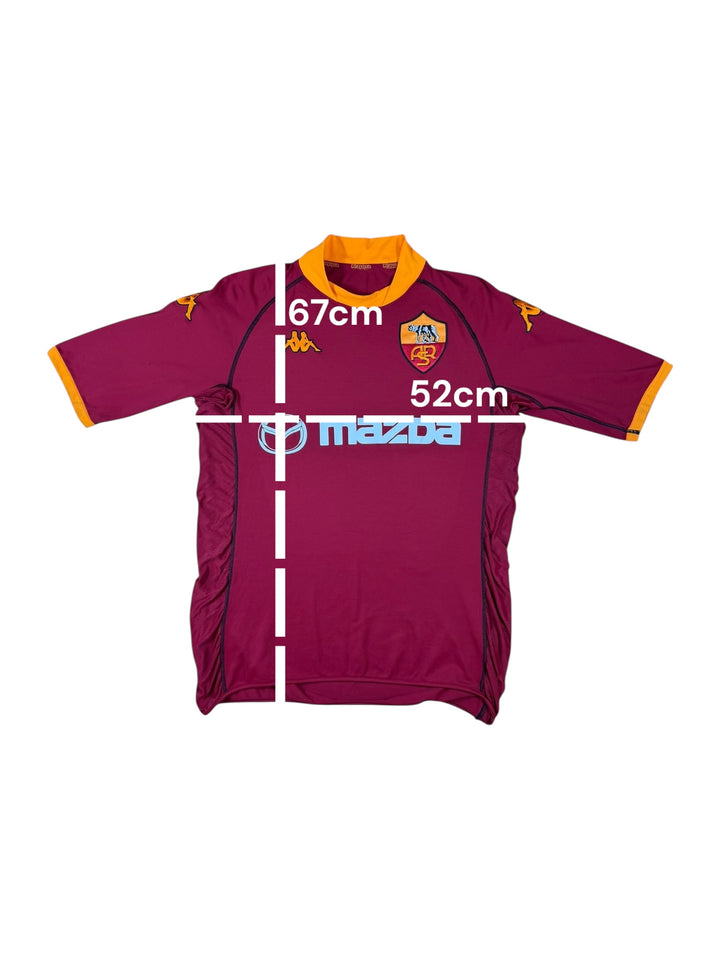 2002 Roma Kappa Home Football Shirt - 9/10 - (2XL)