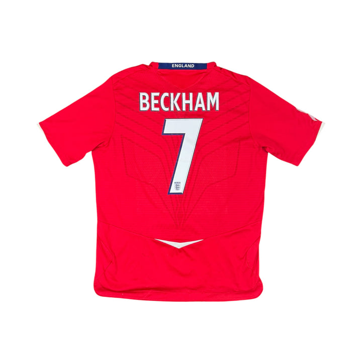 2008-10 England Umbro Away Shirt BECKHAM #7 - 7/10 - (L)