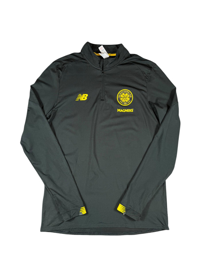 2019/20 Celtic New Balance 1/4 Zip Football Training Shirt - 7/10 - (2XL)