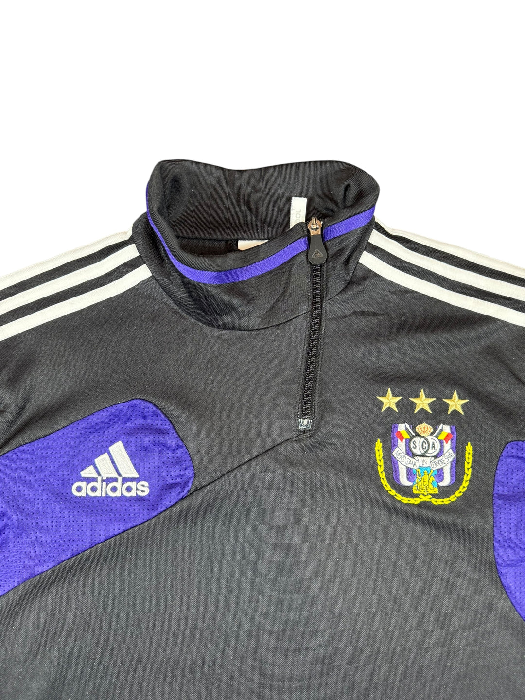 2012/13 Anderlecht Adidas 1/4 Zip Football Training Jacket - 8/10 - (L)