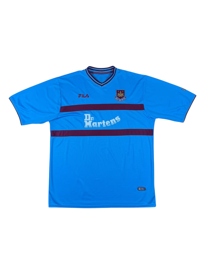 2001/03 West Ham Fila Away Player Authentic Football Shirt - 8/10 - (2XL)