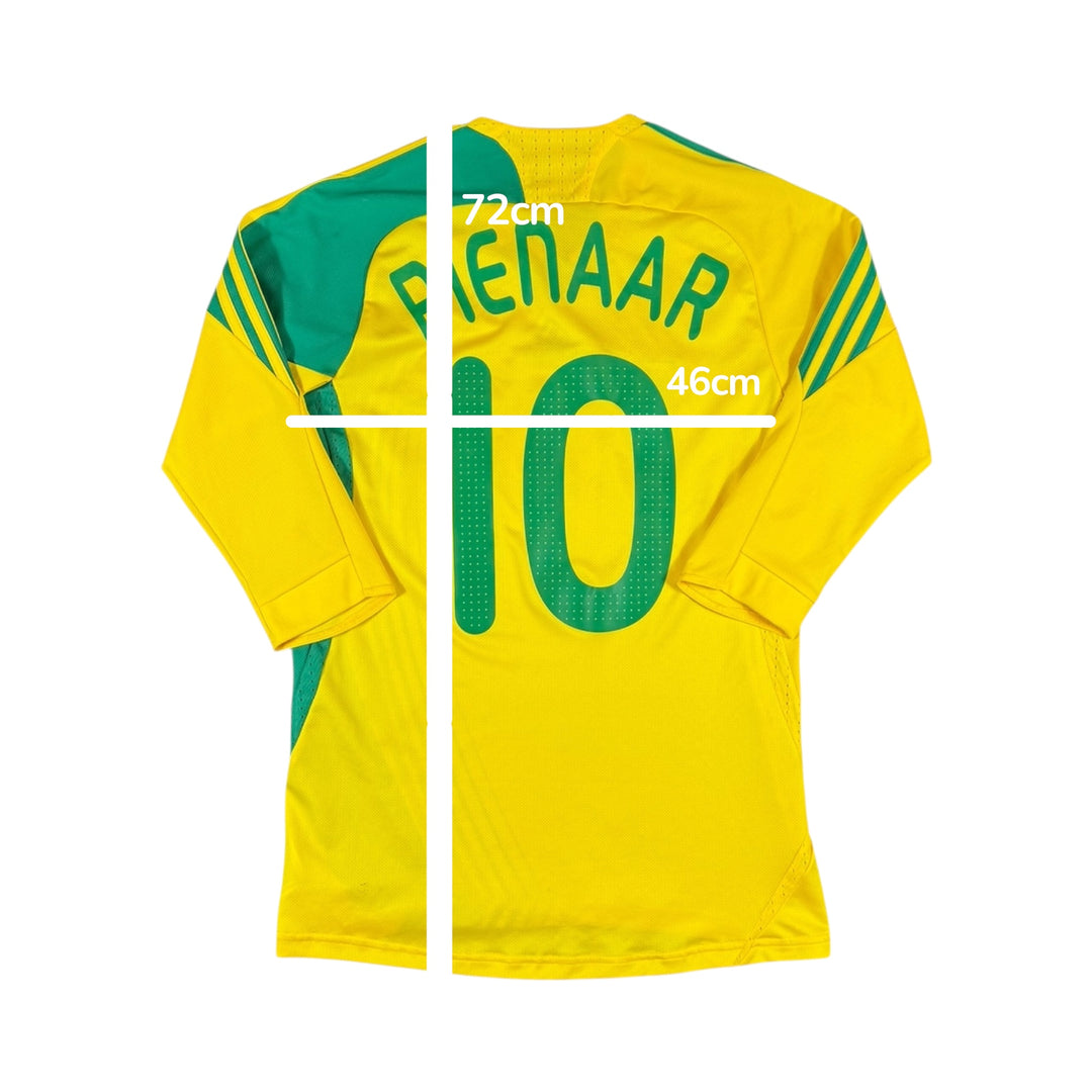 2007-09 South Africa Adidas Home Shirt #10 PIENAAR - 9/10 - (S)