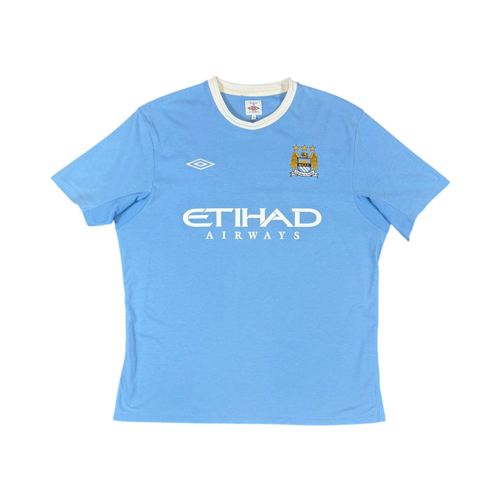 2009-10 Manchester City Umbro Home Shirt - 9/10 - (XL)