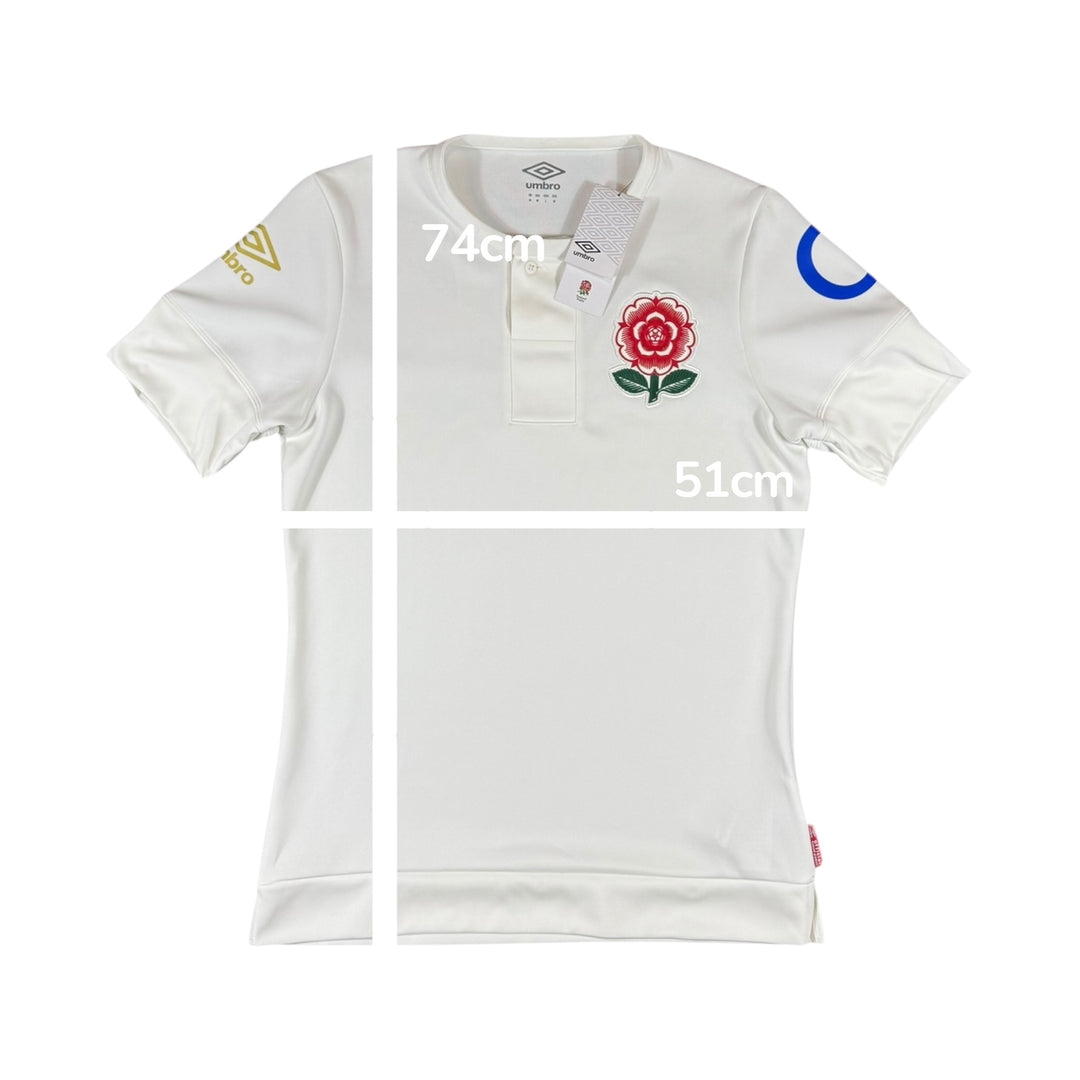 2021 England Umbro "150 Year Anniversary" Home Rugby Shirt Brand New (M)