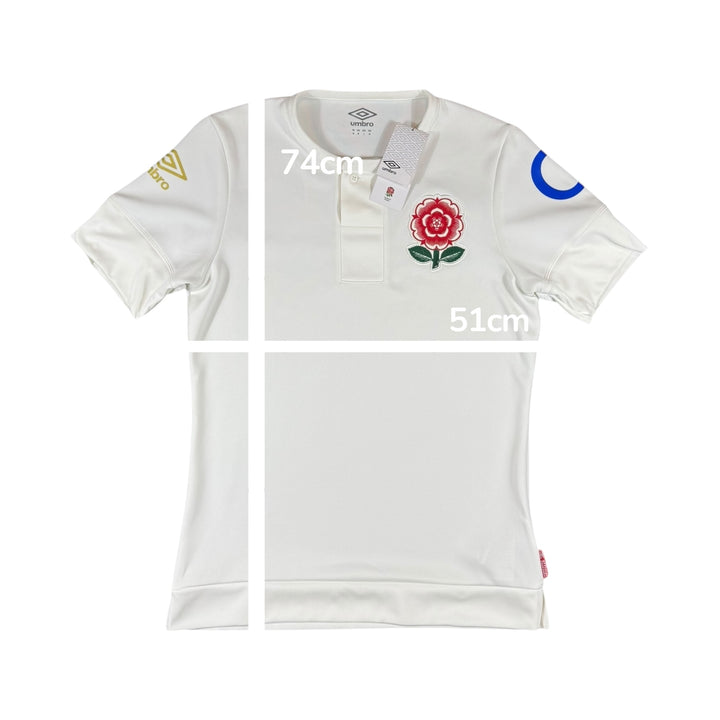 2021 England Umbro "150 Year Anniversary" Home Rugby Shirt Brand New (M)