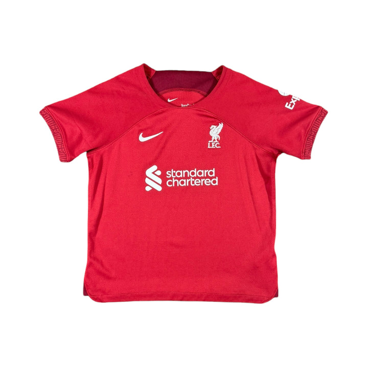 2022-23 Liverpool Nike Home Shirt #11 M. SALAH - 8/10 - (7-8 Years)