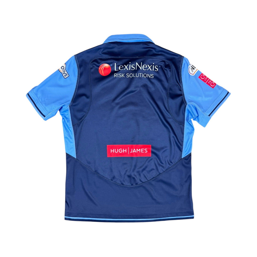 2021-22 Cardiff Blues Macron Home Rugby Shirt - 8/10 - (XL)