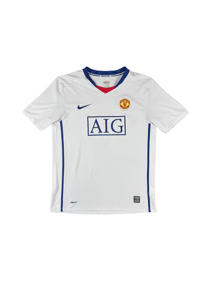 2008/10 Manchester United Nike Away Shirt #32 TEVES - 7/10 - (13-15 Years)