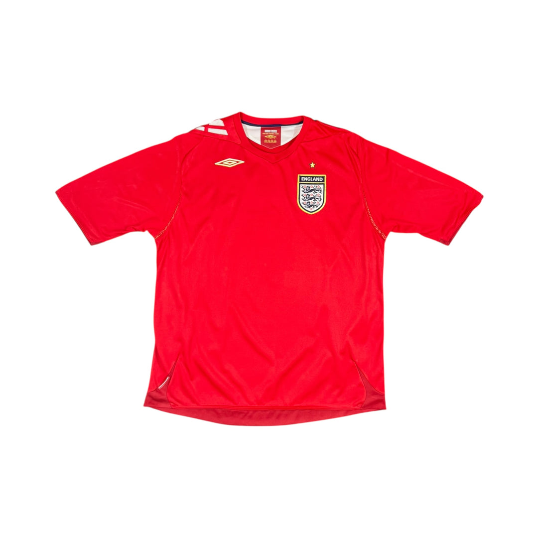 2006-08 England Umbro Away Shirt #7 BECKHAM - 8/10 - (2XL)