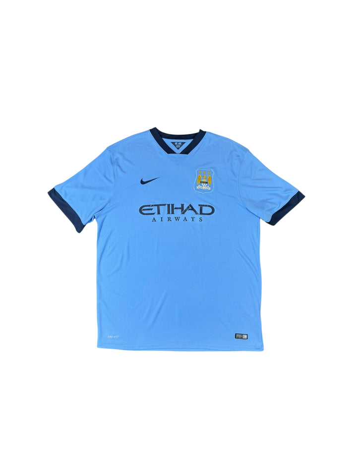 2014-15 Manchester City Nike Home Shirt - 9/10 - (2XL)