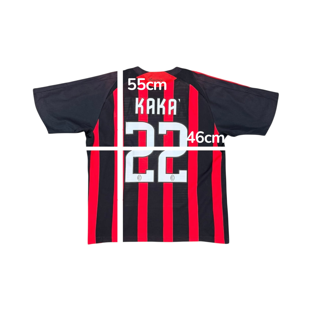 2008-09 AC Milan Adidas Home Shirt #22 KAKA - 7/10 - (9-10 Years)