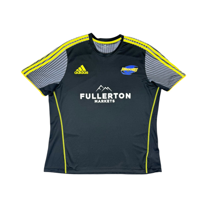 2017 Hurricanes Adidas Training Rugby Shirt - 8/10 - (2XL)