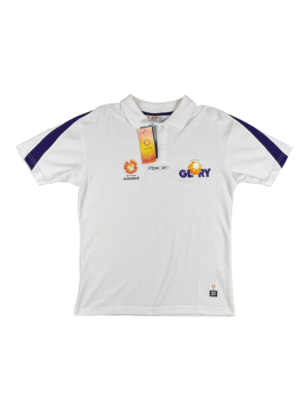 2000s Perth Glory Reebok Football Team Polo Brand New (M)