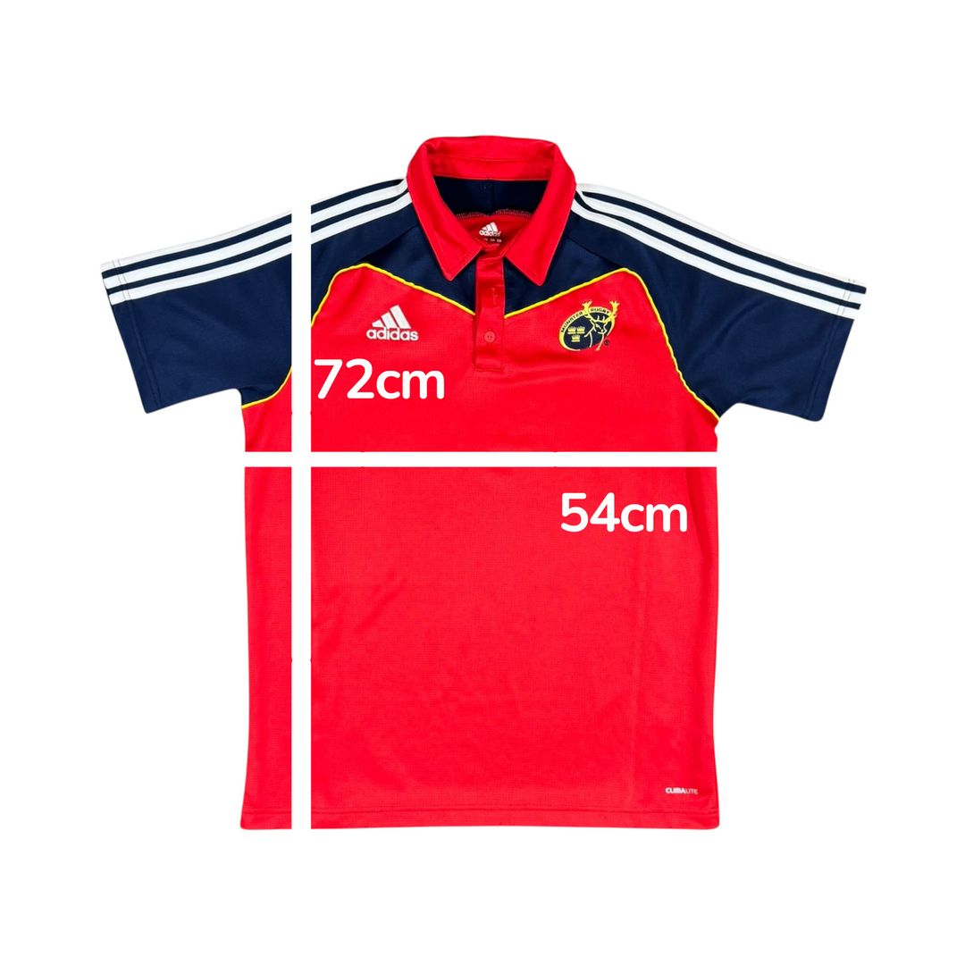 2009 Munster Rugby Adidas Training Polo Shirt - 7/10 - (L)