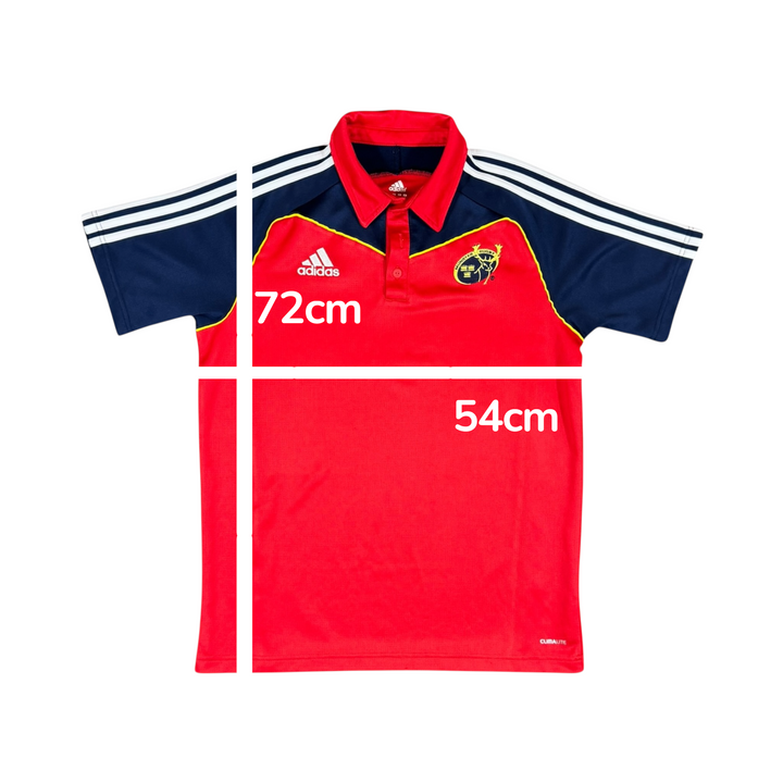 2009 Munster Rugby Adidas Training Polo Shirt - 7/10 - (L)