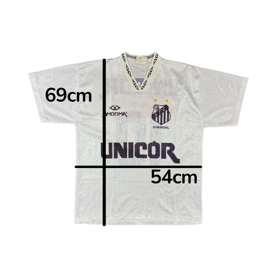 1995 Santos Home Shirt #10 - 8/10 - (M)