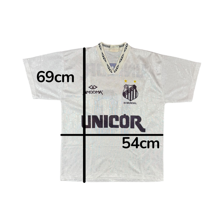 1995 Santos Home Shirt #10 - 8/10 - (M)