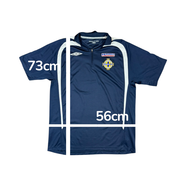2007-08 Northern Ireland 1/4 Zip Training Shirt - 9/10 - (L)