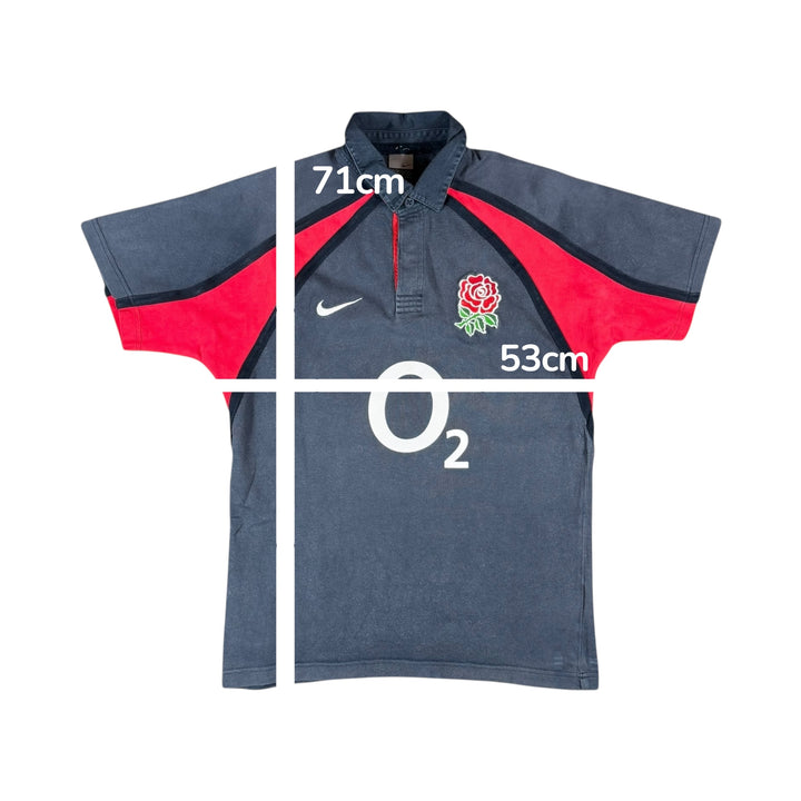 2002 England Nike Away Rugby Shirt - 9/10 - (S)
