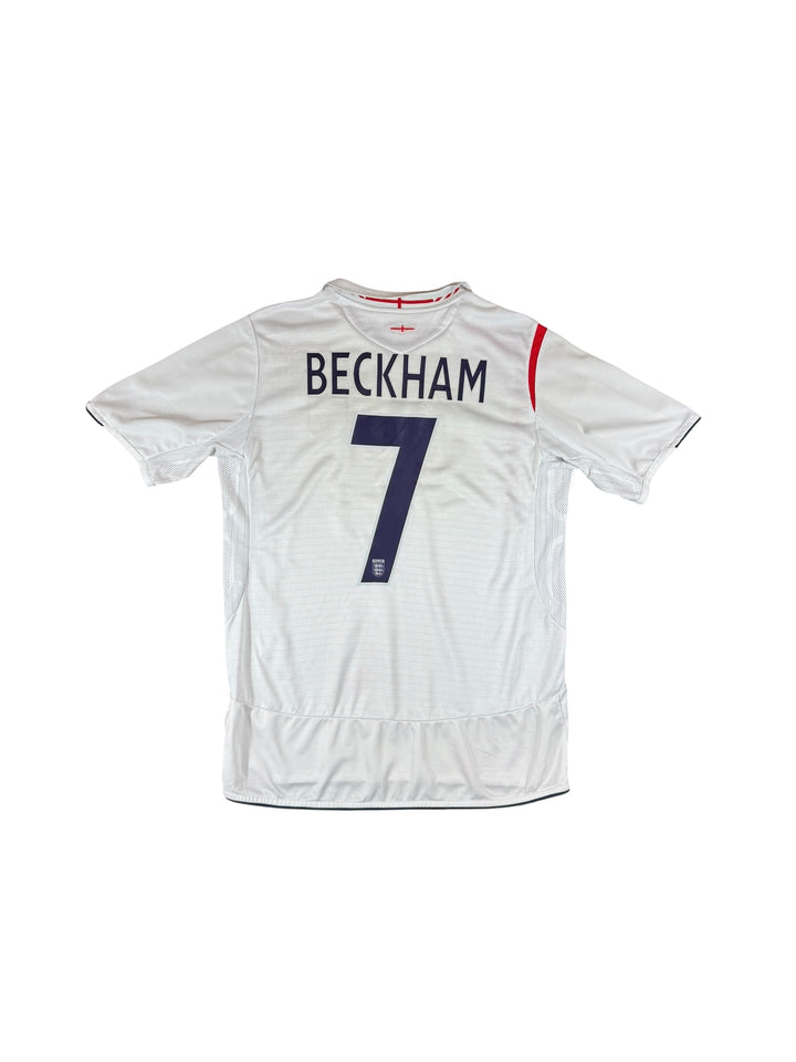 2005/07 England Umbro Home Shirt #7 BECKHAM - 7/10 - (M)