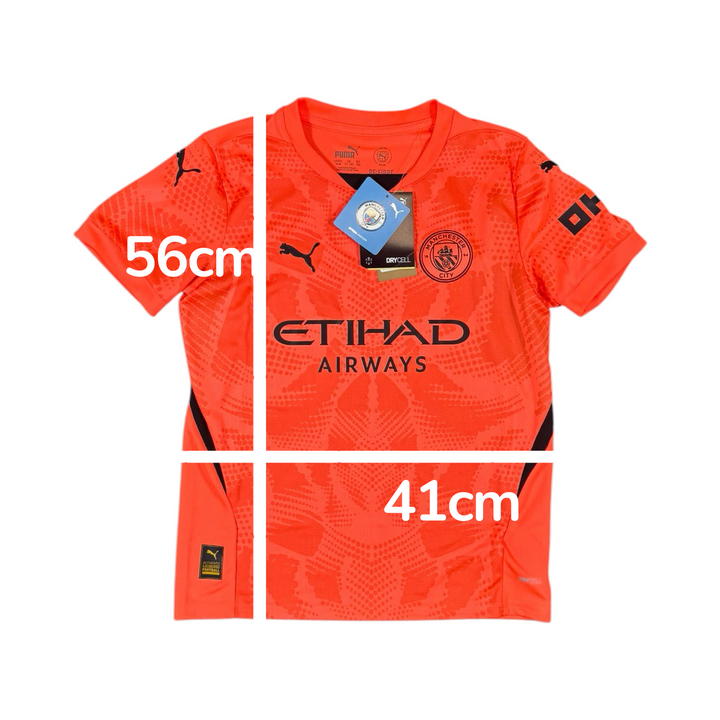 2024-25 Manchester City GK Shirt + Shorts Brand New (11-12 Years)