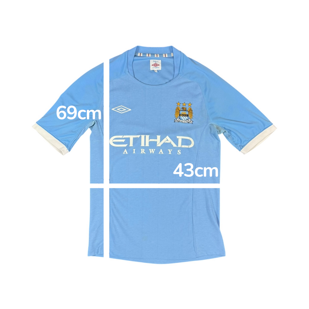 2010-11 Manchester City Home Shirt - 7/10 - (S)