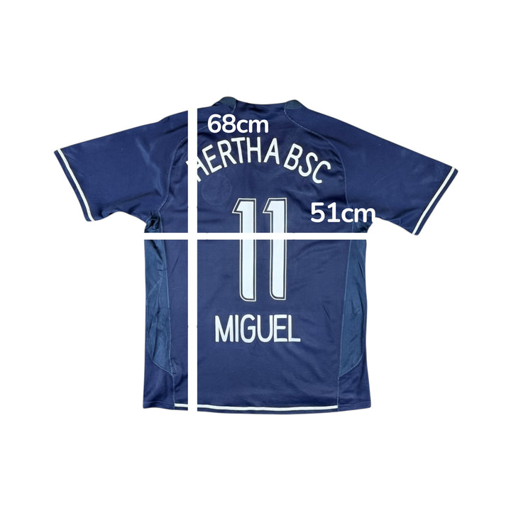 2007-08 Hertha Berlin Nike Home Shirt #11 MIGUEL - 9/10 - (M)