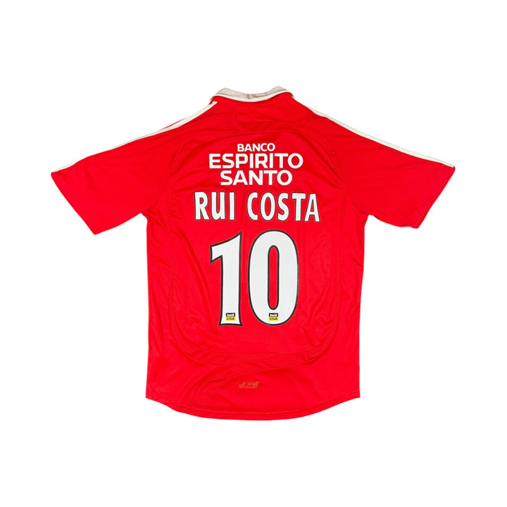 2006-07 Benfica Adidas Home Shirt RUI COSTA #10 - 8/10 - (XL)
