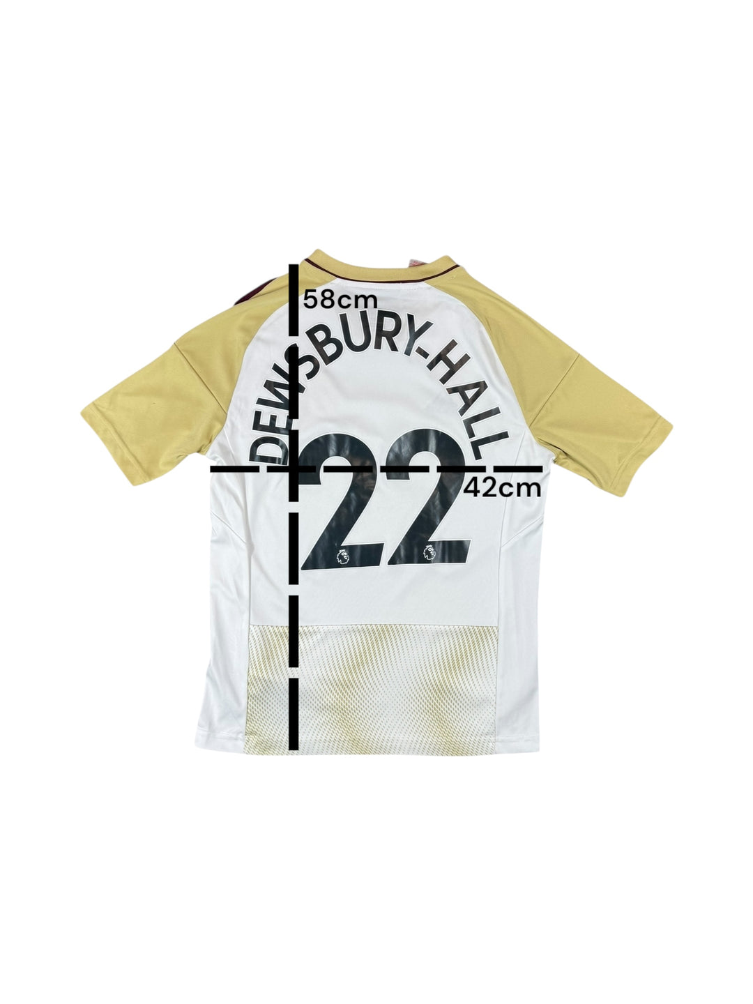 2022/23 Leicester Third Shirt #22 DEWSBURY-HALL - 9/10 - (11-12 Years)