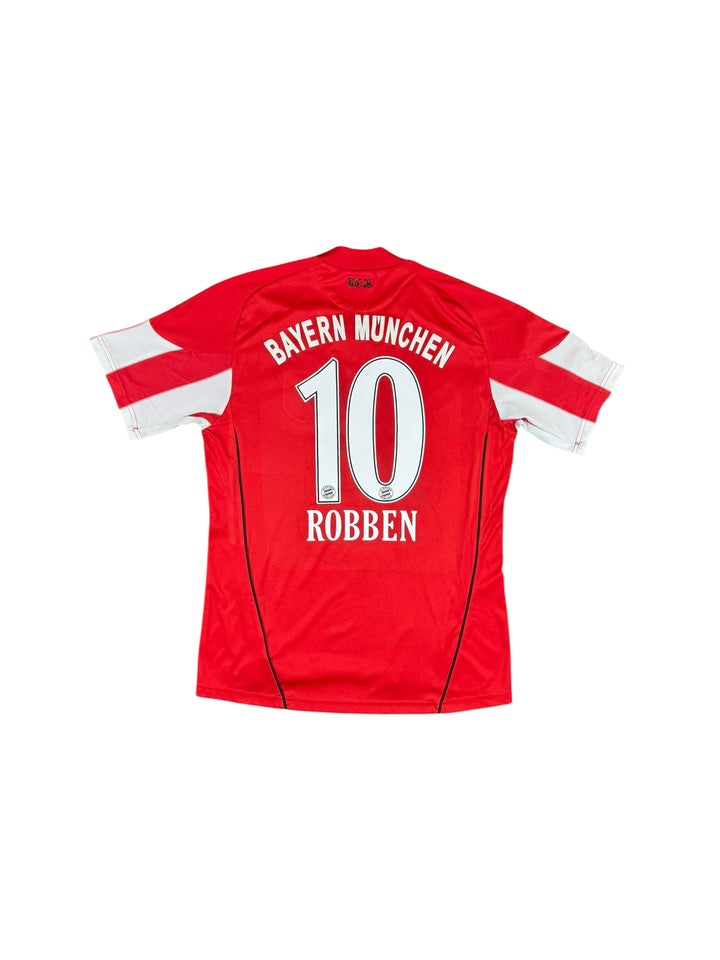 2010-11 Bayern Munich Adidas Home Shirt #10 ROBBEN - 7/10 - (M)