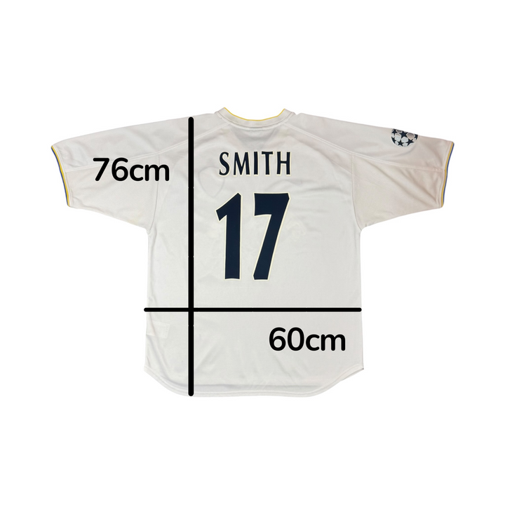 2000-02 Leeds United Home Shirt SMITH #17 - 8/10 - (L)
