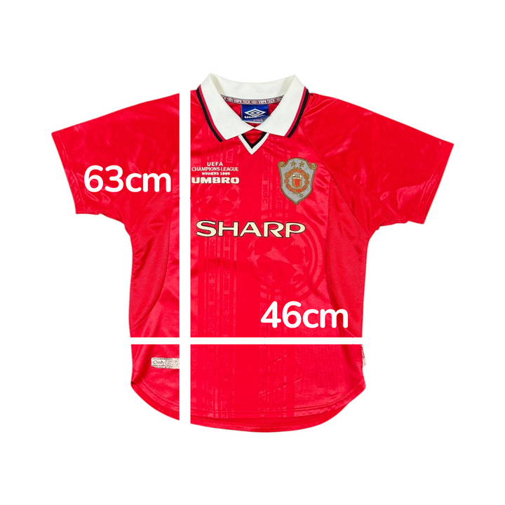1999-00 Manchester United 'CL Winner' Shirt - 8/10 - (XS)