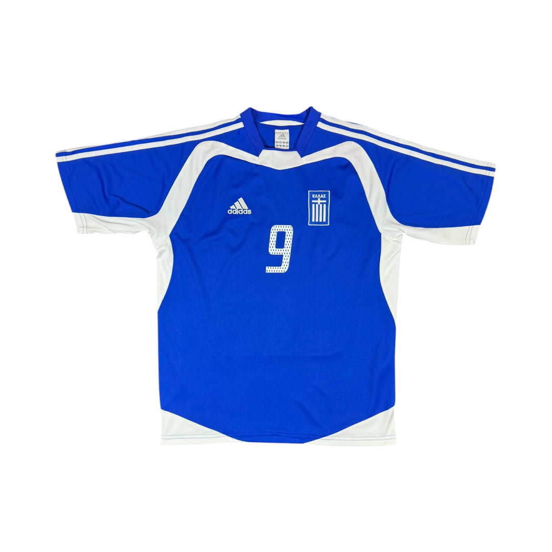 2004-06 Greece Home Shirt CHARISTEAS #9 - 9/10 - (M)