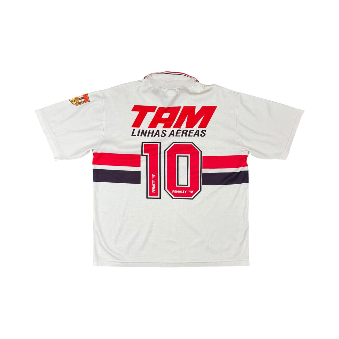 1992-93 Sao Paulo Penalty Home Shirt #10 - 10/10 - (XL)