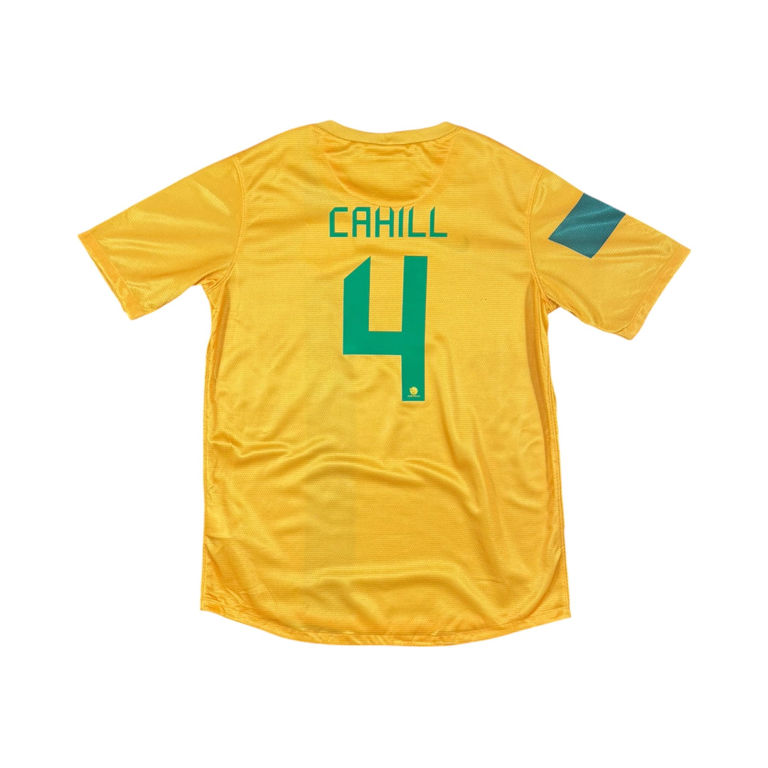 2012-14 Australia Nike Home Shirt CAHILL #4 - 9/10 - (15-16 Years)