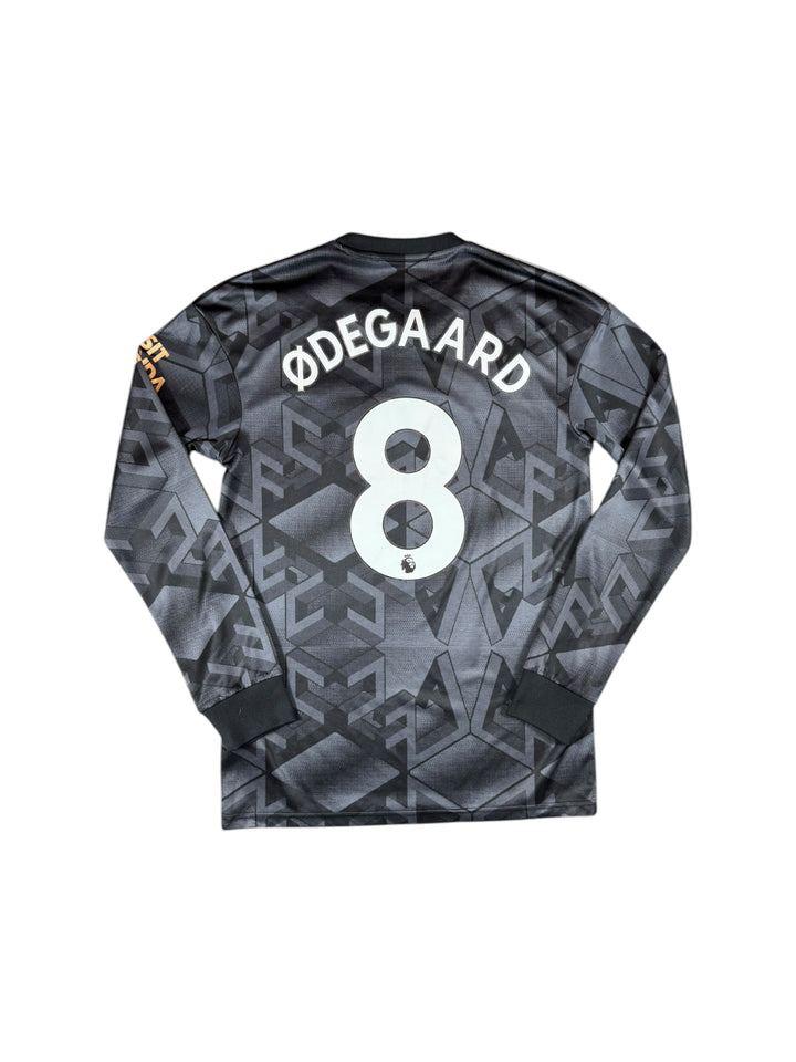 2022/23 Arsenal Adidas Football Long Sleeve Shirt #8 Odegaard - 9/10 - (S)