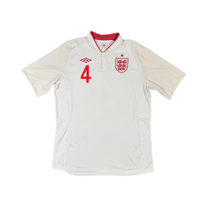 2012-13 England Umbro Home Shirt GERRARD #4 - 8/10 - (L)