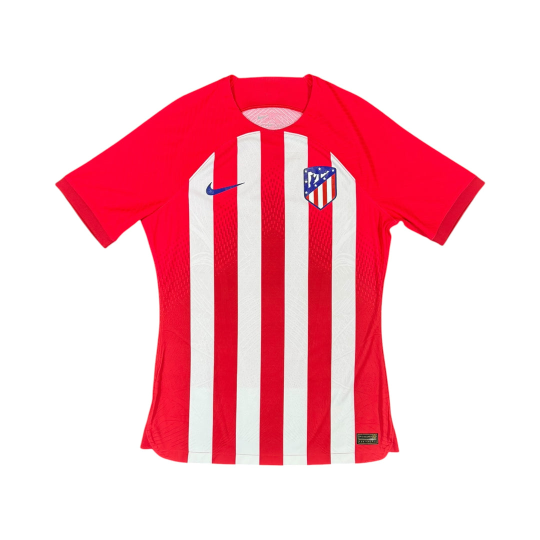 2023-24 Atletico Madrid Nike Home Shirt Player Authentic - 10/10 - (M)