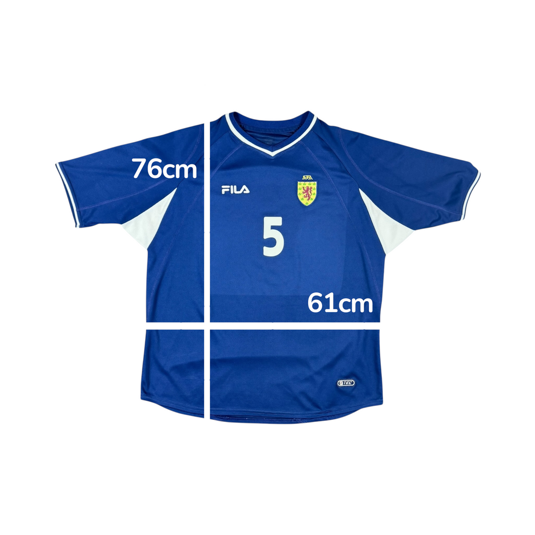 2000-02 Scotland Home Shirt #5 - 9/10 - (2XL)