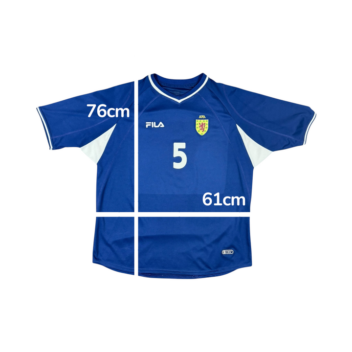 2000-02 Scotland Home Shirt #5 - 9/10 - (2XL)