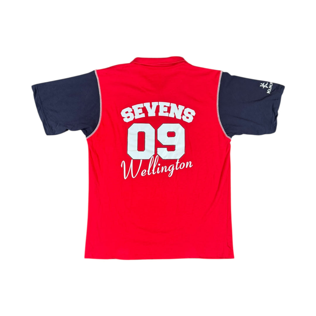 2009 New Zealand Sevens Kukri Rugby Shirt - 9/10 - (L)