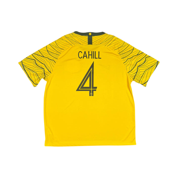 2018-19 Australia Nike Home Shirt #4 CAHILL - 9/10 - (2XL)