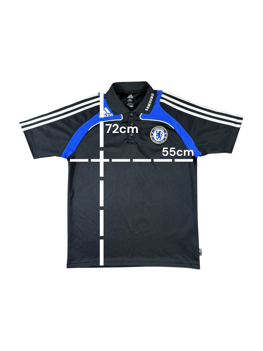 2008/09 Chelsea Adidas Training Polo Shirt - 9/10 - (L)