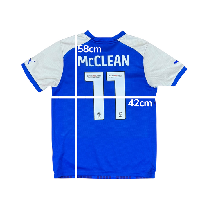 2022-23 Wigan Puma Home Shirt #11 McClean - 8/10 - (13-14 Years)