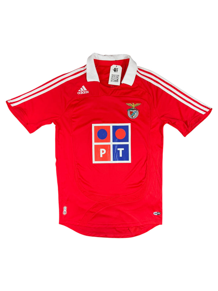 2007/08 Benfica Adidas Home Football Shirt - 7/10 - (M)