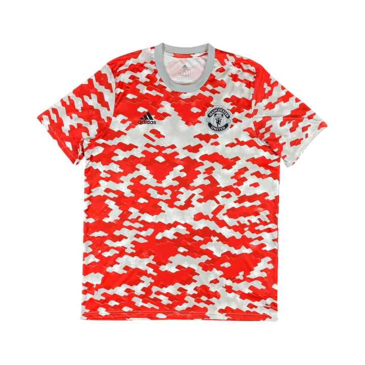 2021-22 Manchester United Adidas Pre-Match Shirt - 8/10 - (XL)