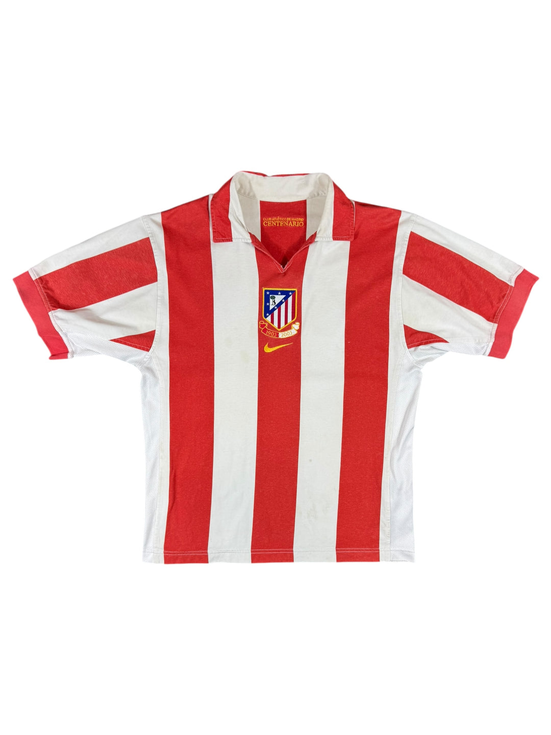 2003/04 Atletico Madrid Centenary Home Shirt - 8/10 - (M)